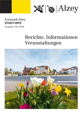 Berichte, Informationen Veranstaltungen