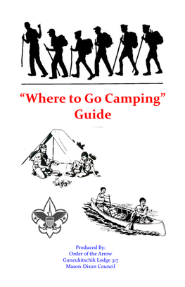 “Where to Go Camping” Guide