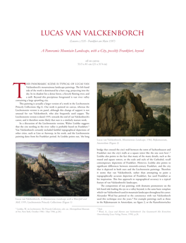 Lucas Van Valckenborch