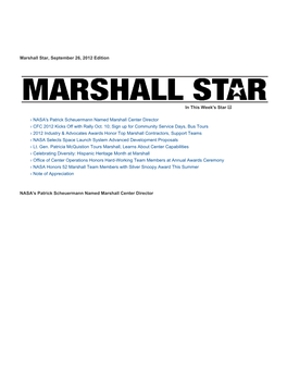 Marshall Star, September 26, 2012 Edition