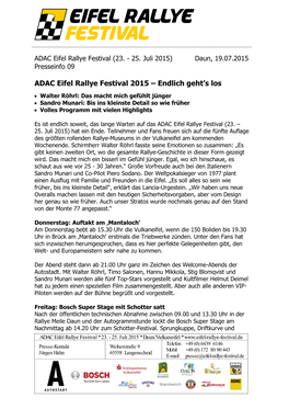 ADAC Eifel Rallye Festival (23