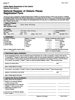 National Register of Historic Places Continuation Sheet