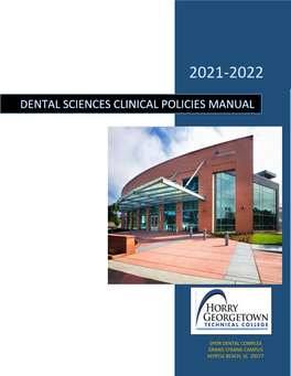 Dental Sciences Clinical Policies