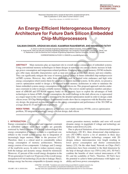 An Energy-Efficient Heterogeneous Memory Architecture for Future