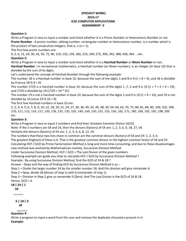 [Project Work] 2016-17 Icse Computer Applications Assignment -2