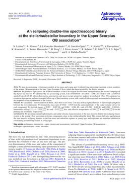 An Eclipsing Double-Line Spectroscopic Binary at the Stellar/Substellar Boundary in the Upper Scorpius OB Association