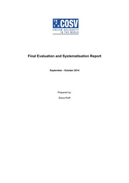 Final Evaluation and Systematisation Report