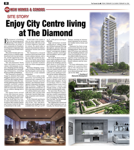 Enjoy City Centre Living at the Diamond Xcitement Is Building North York’S City Centre Is Sq