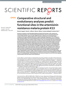 Comparative Structural and Evolutionary Analyses Predict