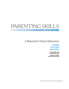 Parenting Skills Text