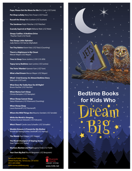 Bedtime Books (PDF)