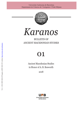 Bulletin of Ancient Macedonian Studies