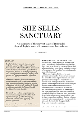 She Sells Sanctuary