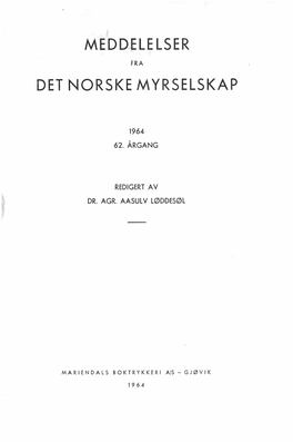 Det Norske Myrselskap