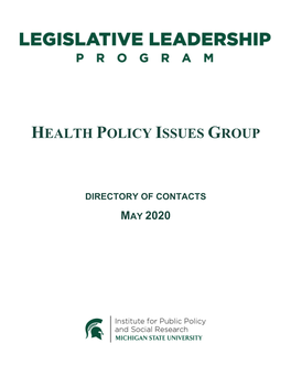 Health Policy Issues Group