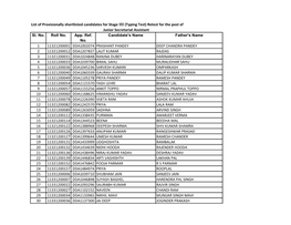 Typing Test) Retest for the Post of Junior Secretariat Assistant Sl