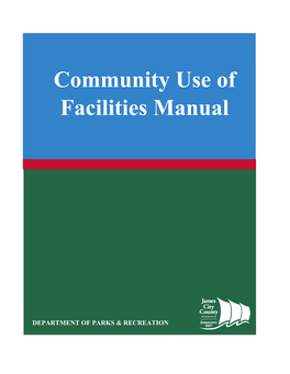 Community Use of Facilities Manual