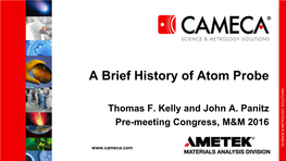 Atom Probe Thomas F