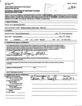 National Register of Historic Places Registration Form