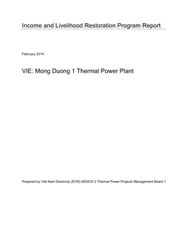 Mong Duong 1 Thermal Power Plant