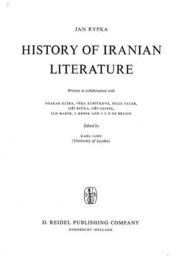 History of Iranian Literature