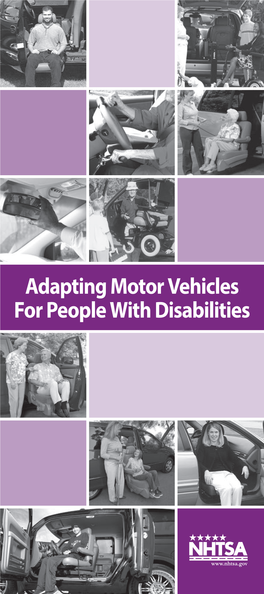 Adapting Motor Vehicles for People with Disabilities