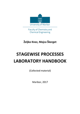 Stagewise Processes Laboratory Handbook