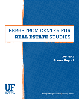 Bergstrom Center for Real Estate Studies