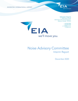 Edmonton International Airport Noise Advisory Committee