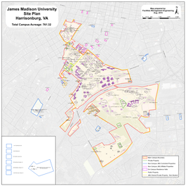 James Madison University Site Plan Harrisonburg, VA