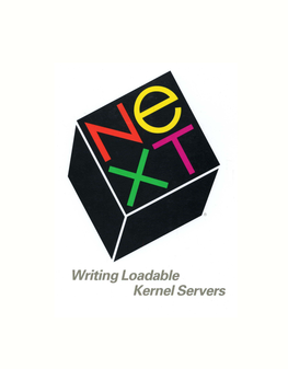 Writing Loadable Kernel Servers Next Developer's Library