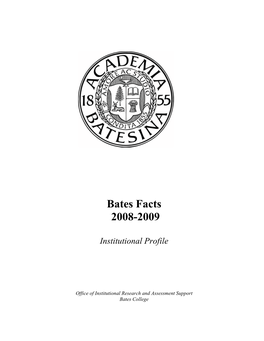 Bates Facts 2008-2009