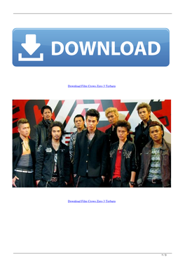 Download Film Crows Zero 3 Terbaru