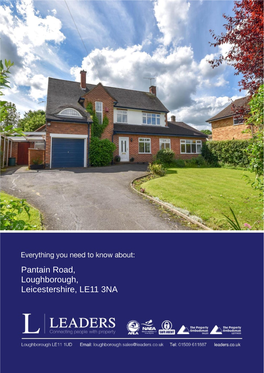 Pantain Road, Loughborough, Leicestershire, LE11 3NA