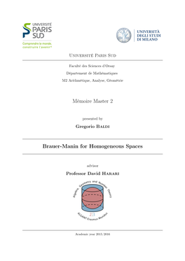 Brauer-Manin for Homogeneous Spaces