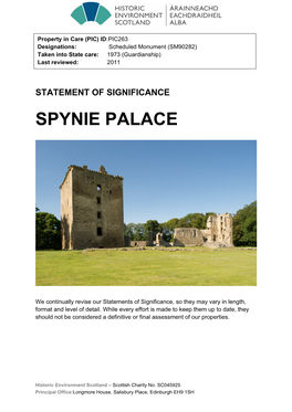 Spynie Palace