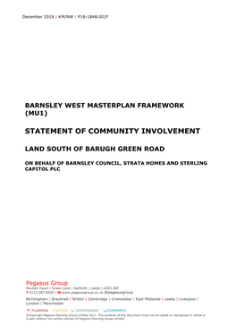 Statement of Community Involvement