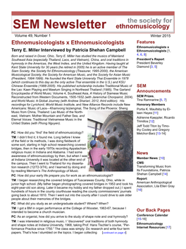 Ethnomusicologists X Ethnomusicologists Features Ethnomusicologists X Terry E
