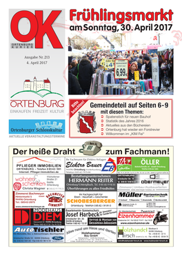 Frühlingsmarktkurier Am Sonntag, 30