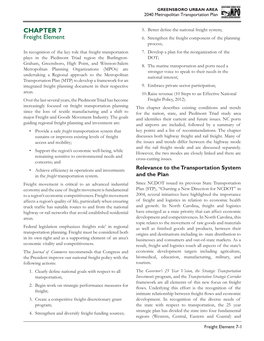 CHAPTER 7 Freight Element