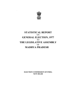 Statistical Report General Election