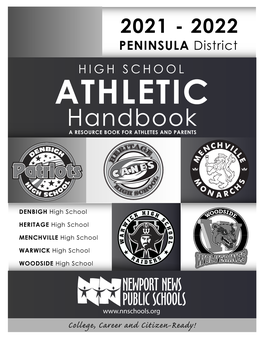 HIGH SCHOOL ATHLETIC Handbook a RESOURCE BOOK for ATHLETES and PARENTS