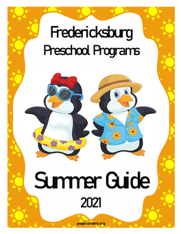 Fredericksburg Preschool Programs