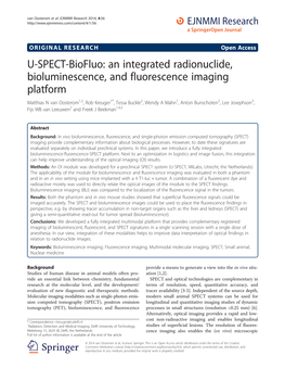 An Integrated Radionuclide, Bioluminescence, and Fluorescence