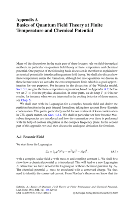 Basics of Quantum Field Theory at Finite Temperature and Chemical Potential