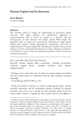 2018 Journal of Private Enterprise Vol 33 No 2 Summer