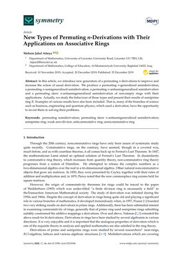 New Types of Permuting N-Derivations with Their Applications on Associative Rings