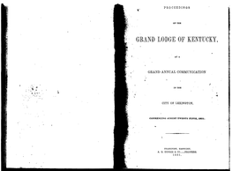 Grand Lodge of Kentucky