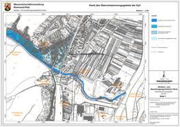 Karte Des Überschwemmungsgebiets Der Kyll Rheinland-Pfalz Struktur- Und Genehmigungsdirektion Nord Maßstab 1 : 5.000