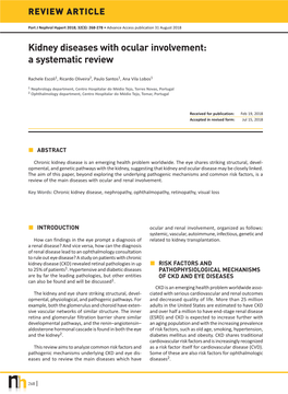 Kidney Diseases with Ocular Involvement: a Systematic Review